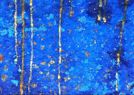 Macro-photographie abstraite de coque de bateau, série CAréNage, La Coudoulière